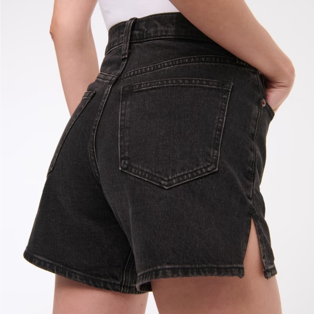Abercrombie & Fitch Black Jean Shorts